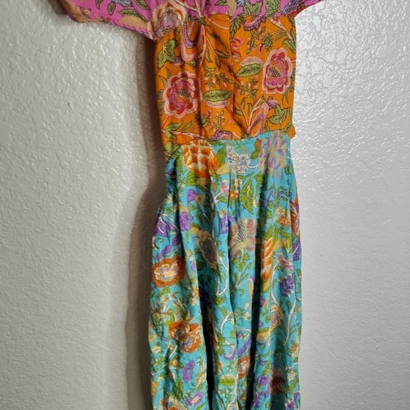 Love the label One Shoulder Midi Dress in Botanical Print sz M - Picture 7 of 12